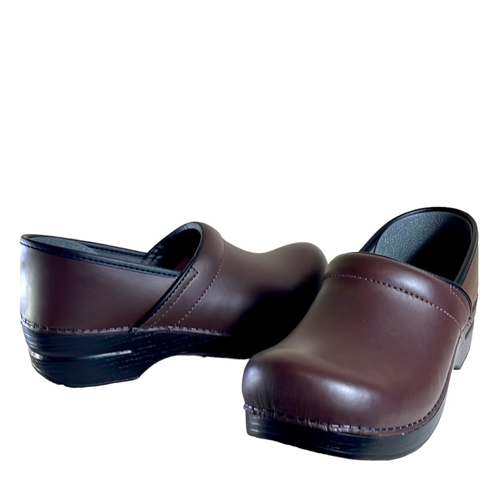 Dansko Brown Leather Mules